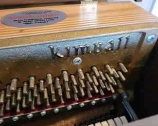 W W KIMBALL CO BRAND - UPRIGHT PIANO W/BENCH