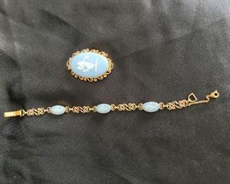 WEDGEWOOD BRAND - BRACETT & PENDANT