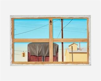6. RON PORTER "Self-Contained" (1989 Oil)