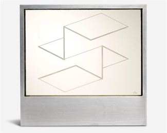 8. JOSEF ALBERS "Structural Constellation" (Sculpture ca. 1970)
