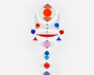 12. FRANCES & MICHAEL HIGGINS Glass Mobile