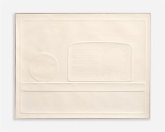 17. TOM WESSELMANN "Still Life with Radio" (1965 Mixed Media)