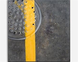 30. BARBARA FRETS "Street Series #7" (1974 Oil)