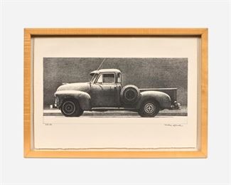 33. MIKE LYNCH "Truck" (1989 Lithograph)