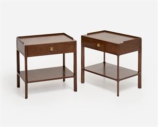 36. EDWARD WORMLEY Pair of Dunbar Nightstands (1960s)