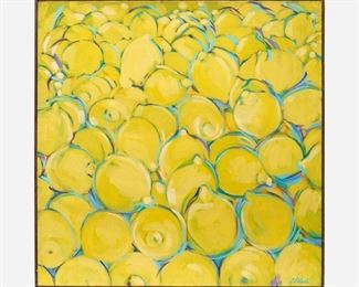 53. SUZANNE RICHARDS "Lemons" (1978 Oil)