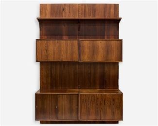 58. POUL CADOVIUS Cado Rosewood 2-Bay Wall System (1960s)