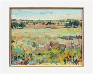 81. PHILLIP ROBERTS "Landscape" (1979 Oil)