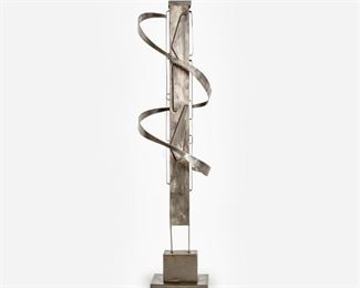 83. Artist-Made Steel Light Sculpture (Unidentified)