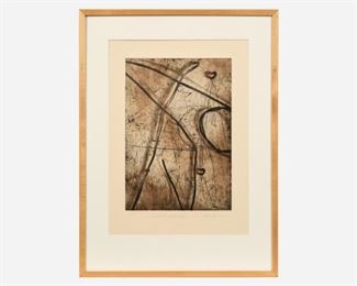 91. NONA HERSHEY "Wires III: Man with a Hoop" (1986)