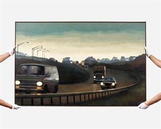 93. JANE PRONKO "The Off Ramp" (1970s Oil)