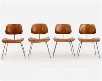 105. EAMES Four Herman Miller DCM Chairs (1960s)