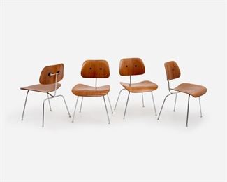 106. EAMES Four Herman Miller DCM Chairs (1960s)