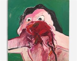 108. MICHAEL STACK "Saturn Devouring His Son" (1966 Oil)