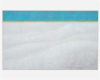 115. JOHN ENGLISH "Fog" (1989 Colored Pencil)