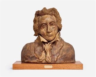 134. MYRNA MINNIS "Beethoven" (1986 Ceramic Bust)