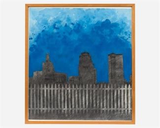 133. MICHAEL STACK "This Plantation Has a Picket Fence" (1990 Mixed Media)