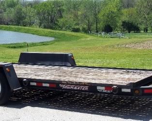 2007 Towmaster T-12DD 18' x 7' Trailer, VIN # 4KNUT18237L160247