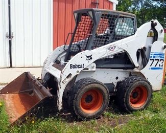 Bobcat 773 Turbo Skid Steer With Rubber Tires