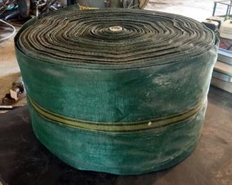 Roll Of Uncut Green Sandbag Tube, 9" Width