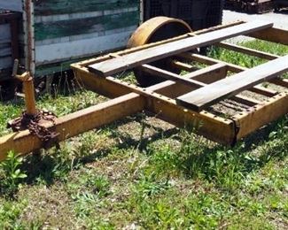 Custom Built Single Axle Trailer, 12' from Tongue To Tail. 76" Wide