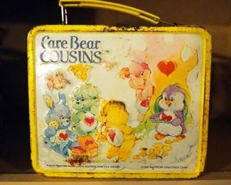 Aladdin Industries Care Bear Cousins 1985 Tin Lunchbox, 7" x 8" x 4"