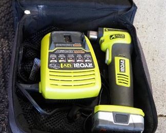 Ryobi 12V Cordless Auto Hammer, Model JG001 With Battery And Charger