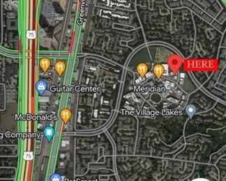 Location is south off Southwestern in the new Village Drey retail/restaurant neighborhood