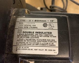 Black and Decker Professional Miter Saw