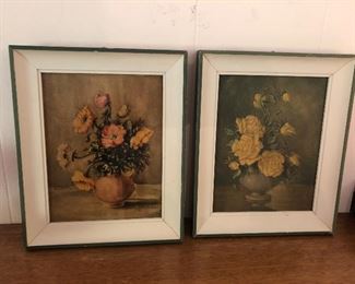 Vintage Framed Art  
