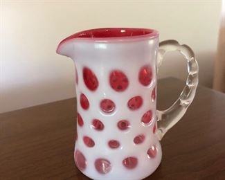 Milk Glass Pitcher