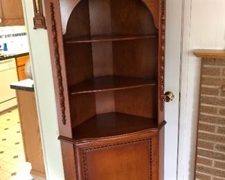Vintage Corner Bookshelf
