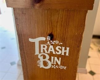 Vintage Trash Bin