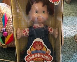 Vintage Cheek Ums Doll Peach Cheeks