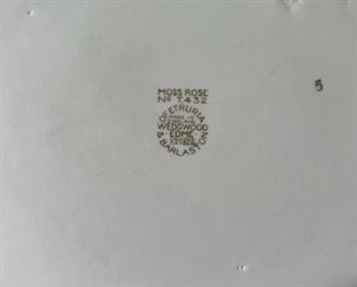 Wedgewood, Moss Rose Pattern, Plates