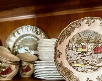Johnson Brothers, The Friendly Village, Sugar Maples, Made in England, Tea Serving