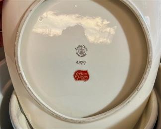 Lefton China Hand Painted Hanging Wall Plaque 