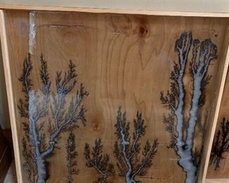 Fractal Wood Burning Art