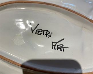 Vietri Handmade Pottery, Fish Plate