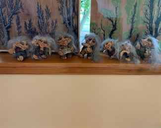 Vintage NyForm Troll Collection, Norwegian Troll Dolls