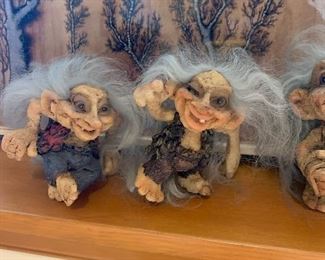 Vintage NyForm Troll Collection, Norwegian Troll Dolls