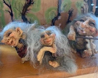 Vintage NyForm Troll Collection, Norwegian Troll Dolls