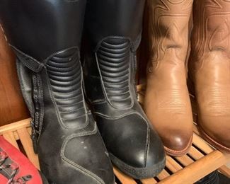 Biker Boots, Size 10.5