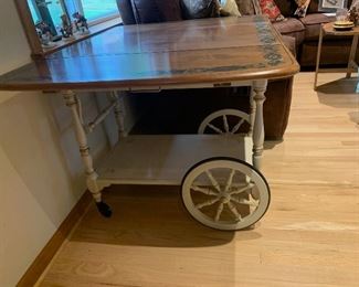 Vintage Style Tea Cart