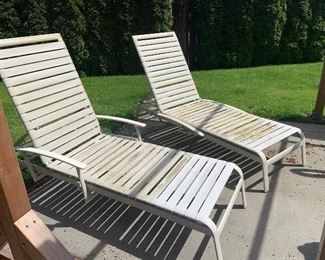 Outdoor lounge chairs