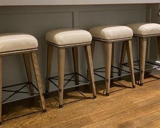 Set of 4 Counter Stools by Hickory Chair-Suzanne Kasler $1,400