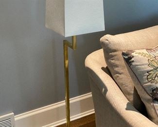 Pair of Floor Lamps 49” H with 9” extension $625