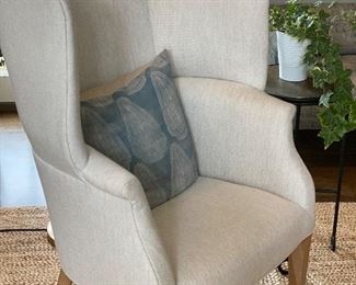 Andre Wing Chair - 30.5”W x 31.5”D x 43”H - $1,300