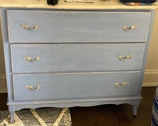 Three Drawer Painted Dresser - $150