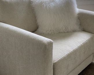 Oversized Upholstered Chair-Bedroom - $300